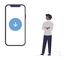スマホアプリのイラスト
